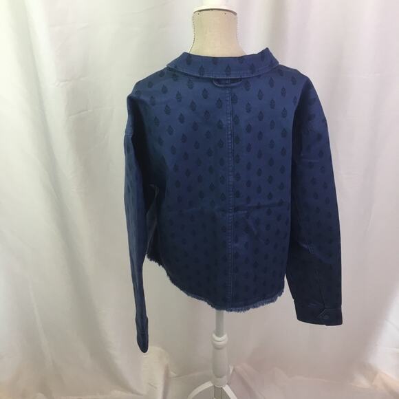 Isaac Mizrahi Live True Denim Fringe Jacket Small - Picture 11 of 16